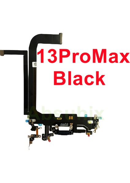 Apple iPhone 13 Pro Max Full Şarj Soketi (Siyah)