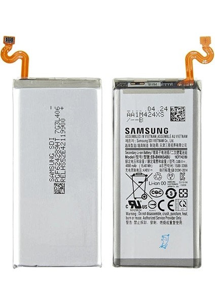 Samsung Galaxy Note 9 Uyumlu Batarya Pil Sıfır