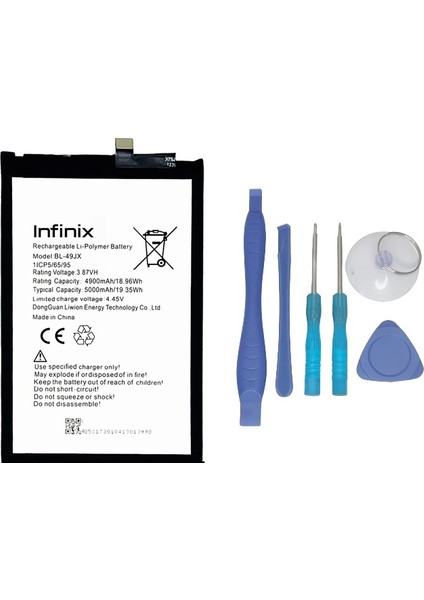Infinix Note 11 Pro Uyumlu Batarya Pil Sıfır Orijinal + Tamir Seti