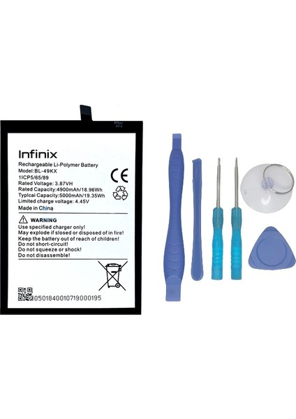 Infinix Note 12 Uyumlu Batarya Pil Sıfır Orijinal + Tamir Seti