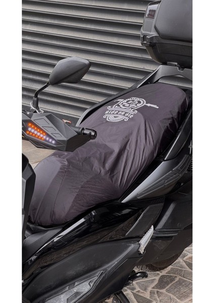 Yamaha Ray Zr Sele Kılıfı Kuru Kafa Baskılı Su Geçirmez Kumaş