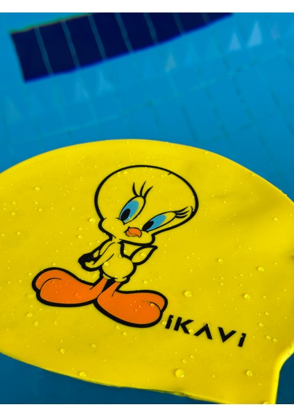 Ikavi Tweety Baskılı Silikon Yüzücü Bonesi fırsatları
