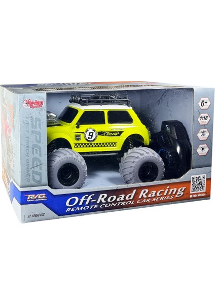 Uzaktan Kumandalı Full Fonksiyon 1:18 Şarjlı 2.4g Sevimli Off-Road Mini Araba modelleri