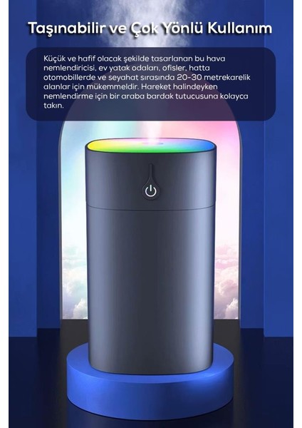 Hava Nemlendirici ve Rgb Işıklı Buhar Makinesi 400ML fiyatları