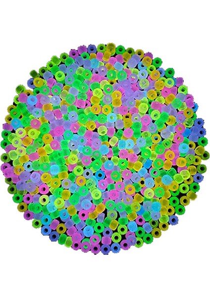 1900 Adet Karanlıkta Parlayan Boncuk Karışımı 9 Renk Parlayan Boncuk (Yurt Dışından)