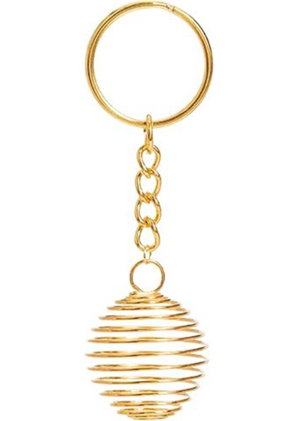 30 Adet Taş Tutucu Charm Spiral Kafes Boncuklar Takı Yapımı Charms Için (Yurt Dışından)