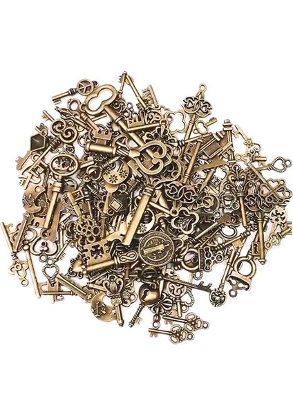 Mix Metal Retro Antik Pirinç Vintage Bronz Eski Görünümlü Dekoratif (Yurt Dışından)