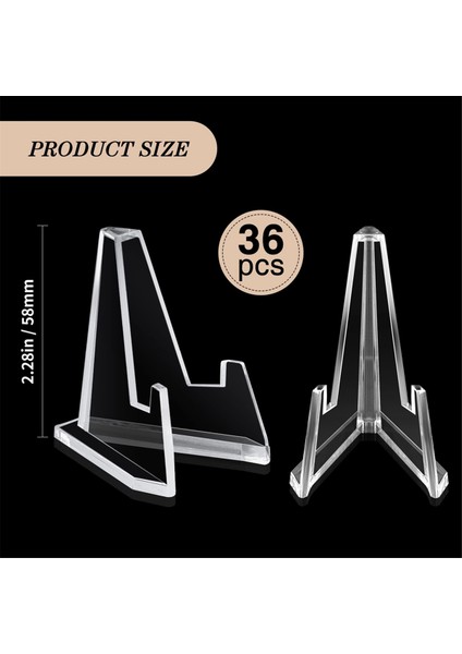 Mini Akrilik Şövale Sergileme Standı 36 Paket (Yurt Dışından) modelleri