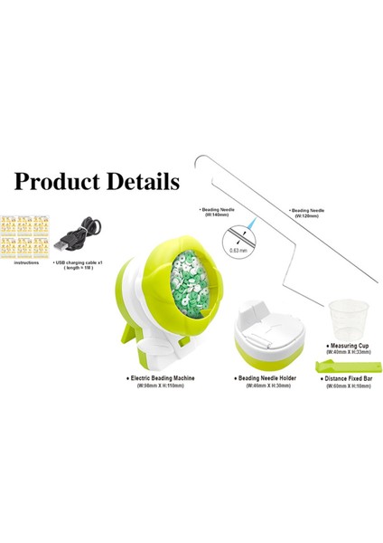 Elektrikli Kil Boncuk Döndürücü Tohum Boncuklama Makinesi Mücevher Için Yeşil (Yurt Dışından) indirimleri