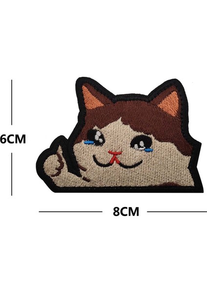 Kedi Nakış Yaması Harikasın Rozeti Teşvik Et B (Yurt Dışından)