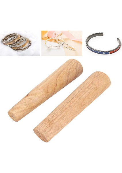 2'li Bilezik Mandrel Seti Oval Şekilli Ahşap Bilezik Bükücü (Yurt Dışından) fiyatları