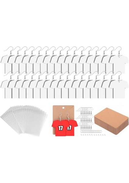 50 Adet Süblimasyon Küpe Boşluğu (Yurt Dışından)