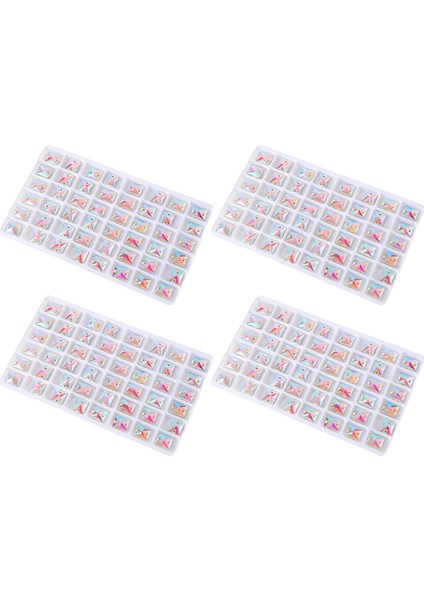 Kare Dikili Taş Kristal Berrak Giysi Dikimi Cam Boncuklar 8X10MM (Yurt Dışından) fiyatları