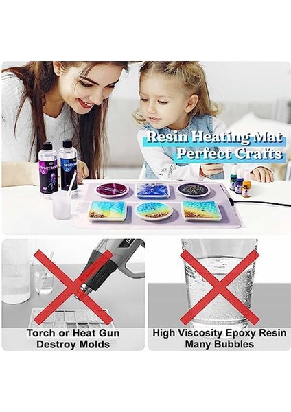 Reçine Isıtma Pedi Kapaklı Coaster Mücevher Abd Fişi Için (Yurt Dışından)