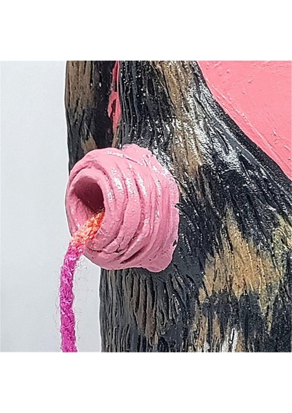 Delikli Iplikli Kedi Iplik Kase Sanat Eseri Tığ Örgü Sepeti C (Yurt Dışından) indirimleri