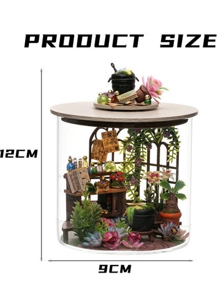 Yetişkinler Için Kendin Yap Kitap Köşesi Kitleriahşap Bebek Evisihirli Bahçe Kendin Yap Kulübesi (Yurt Dışından)