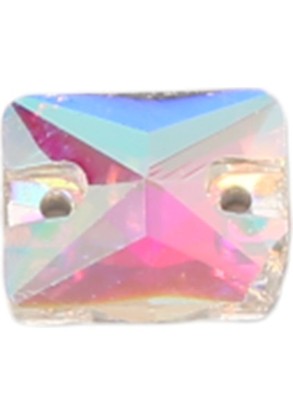 Kare Dikili Taş Kristal Berrak Giysi Dikimi Cam Boncuklar 8X10MM (Yurt Dışından) indirimleri