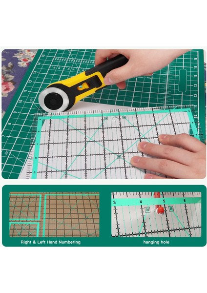 Adet Kare Yorgan Cetveli 12595645 Inç Dikiş Akrilik Cetveli (Yurt Dışından) fırsatları