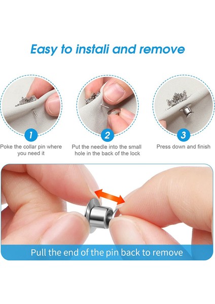 60 Adet Kilitli Pin Arkası Metal Pin Desteği Broş Emaye Yakası Için (Yurt Dışından) fiyatları