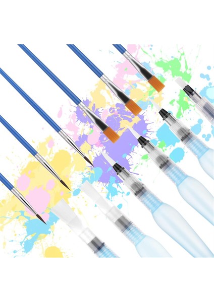 6 Parça Suluboya Fırça Kalemleri ve 6 Parça Boya Fırçası Seti (Yurt Dışından) fırsatları