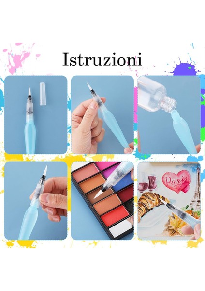 6 Parça Suluboya Fırça Kalemleri ve 6 Parça Boya Fırçası Seti (Yurt Dışından) indirimleri