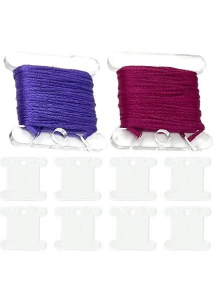 Akrilik Iplik Makaraları Nakış Ipliği Düzenleyici Iplik Tutucu 10 Adet (Yurt Dışından)