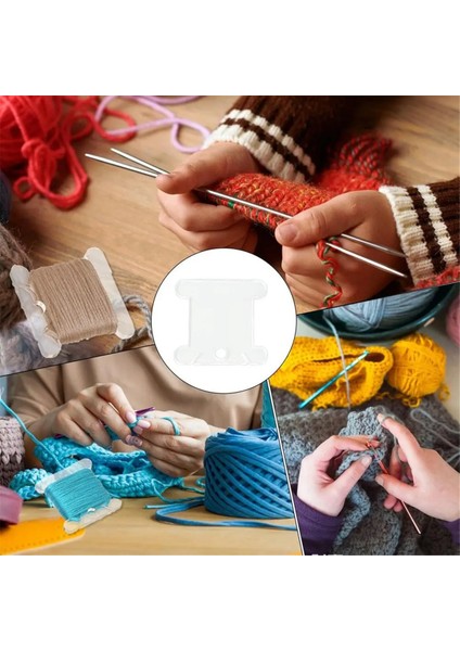 Akrilik Iplik Makaraları Nakış Ipliği Düzenleyici Iplik Tutucu 10 Adet (Yurt Dışından) indirimleri