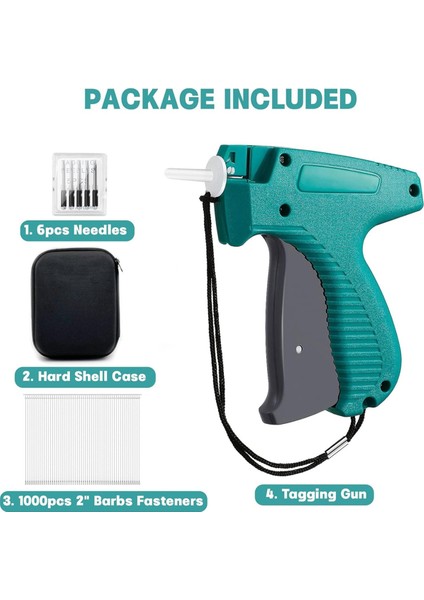 Sert Saklama Kutusuyla Tagginggun Kiti Giysiler Için Tagginggun (Yurt Dışından)