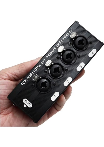4 Kanallı 3 Pinli Xlr Ses ve DMX512 Ağ Sinyal Genişletici Dişi (Yurt Dışından)