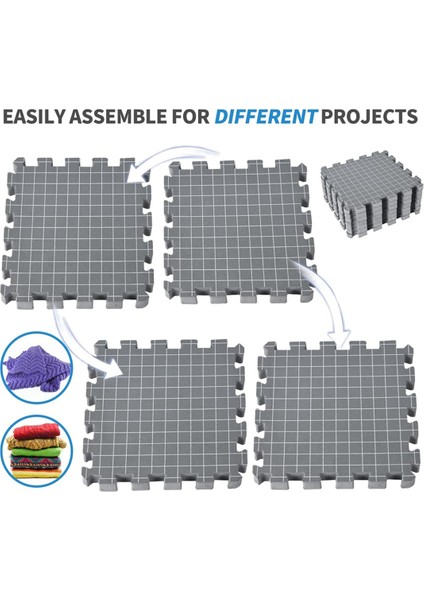 Örgü ve Tığ Işi Projesi Için Blokaj Matları Blokaj Tahtaları Gri (Yurt Dışından) fiyatları