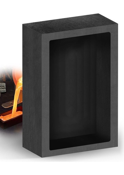 5kg Grafit Külçe Kalıp Döküm Aleti 7 x 28 x 2 Inç Kalıp (Yurt Dışından)