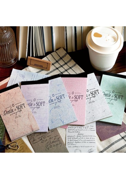 180 Yaprak Vintage Scrapbook Kağıdı Yumuşak Monolog Dekupaj Kağıdı (Yurt Dışından)