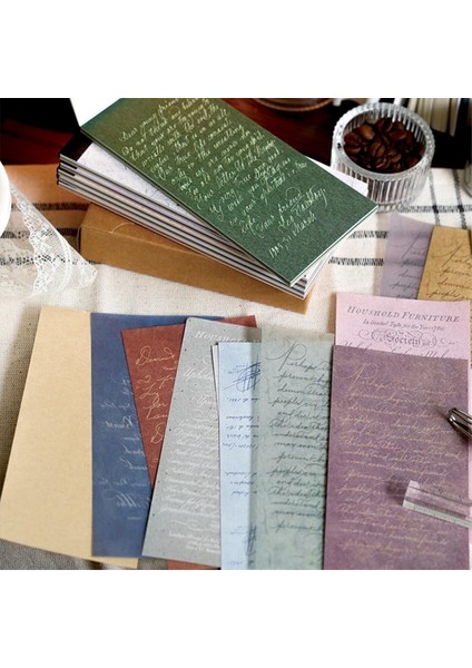 180 Yaprak Vintage Scrapbook Kağıdı Yumuşak Monolog Dekupaj Kağıdı (Yurt Dışından) indirimleri