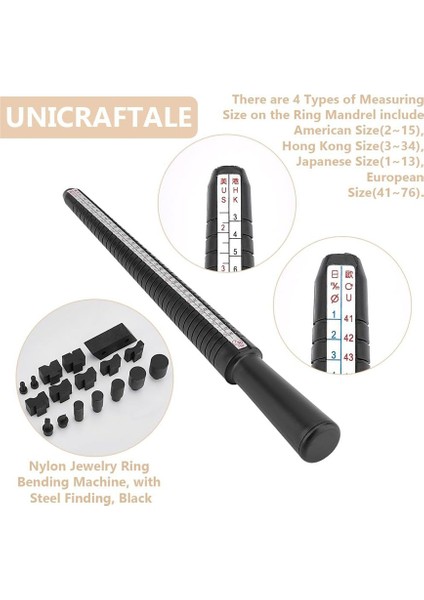 1 Set Mücevher Yüzük Bükme Makinesi Yüzük Boyutlandırma Aracı (Yurt Dışından)