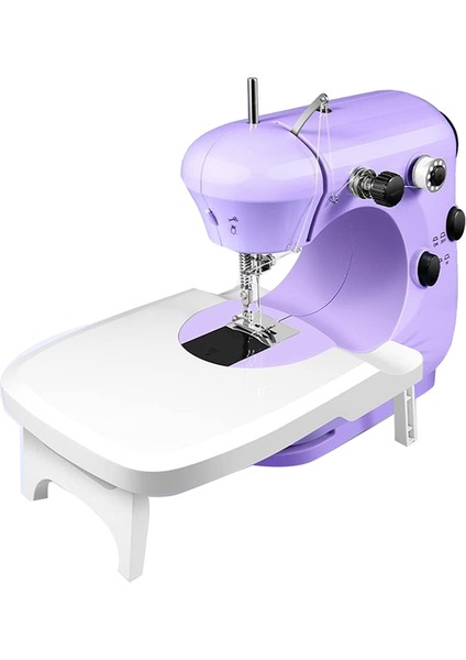 2 Hızlı Mini Dikiş Makinesi Yeni Başlayanlar Için Güvenli Dikiş Seti Ab Fişi (Yurt Dışından)