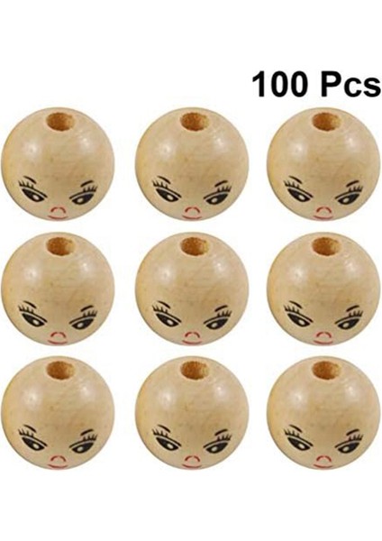 Boyalı Ahşap Boncuklar Yüz Aralayıcı Boncuklar 14MM (Yurt Dışından) fiyatları
