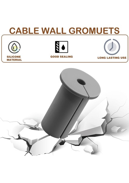 Starlink Kablosu Için 6 Adet Duvar Grommetleri Starlink Montajı Için Gri (Yurt Dışından) modelleri