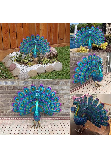 Güzel Tavuskuşu Bahçe Sanatı Bahçe Heykeli - Çim Dış Mekan Heykeli Kendin Yap (Yurt Dışından) fırsatları