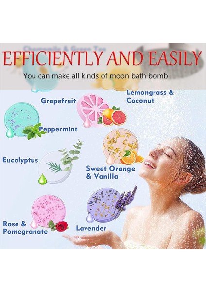 Kalıp Seti ile Banyo Bombası Kalıp Seti Kendin Yap Yuvarlak Banyo Bombaları (Yurt Dışından) modelleri