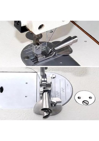 Dikiş Rulo Kenar Ayağı Evrensel 5 Adetpaket 3mm-7mm Kavisli Kaydırma (Yurt Dışından)