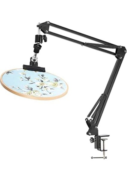 Nakış Kasnağı Standı 360 Ayarlanabilir Nakış Kasnağı Standı Metal (Yurt Dışından)