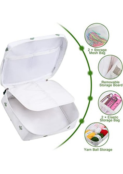 58 Parça Tığ Işi Seti Iplik ve Örgü Aksesuarları Seti (Yurt Dışından) indirimleri