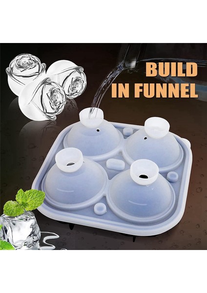 Paket 2 Buz Küpü Tepsisi Gül Buz Kalıbı 8 Sevimli Çiçek Şeklinde Buz Yapın (Yurt Dışından)