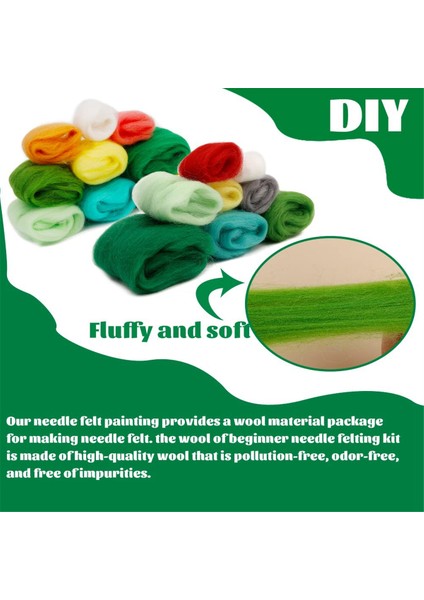 Iğne Keçeleme Seti Keçe Iğneleriyle Yün Boyama Keçeleme Seti (Yurt Dışından) modelleri