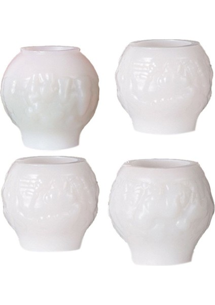 4 Adet Noel Günü Kar Sahnesi Top Mum Kalıpları Silikon Kalıp (Yurt Dışından)