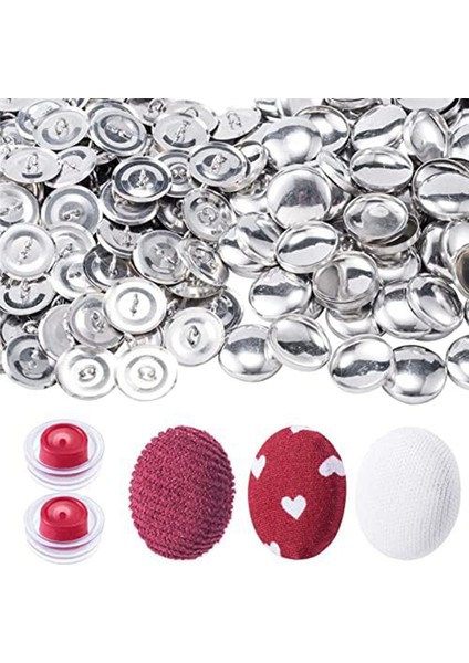 100 Set 23MM Dikiş Düğmeleri Kapak Takımı (Yurt Dışından)