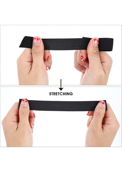 Örgü Dikiş Esnek Elastik Kordon Için 2 Adet Dikiş Elastik Bantları (Yurt Dışından) modelleri