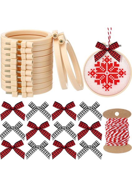 25 Parça Noel Nakış Seti Kendin Yap Noel Süsleme Seti (Yurt Dışından)