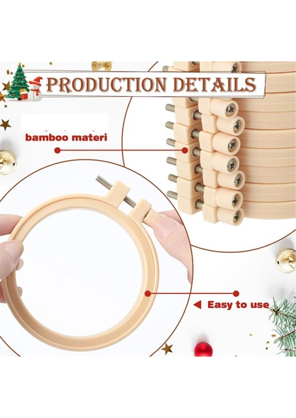 25 Parça Noel Nakış Seti Kendin Yap Noel Süsleme Seti (Yurt Dışından) fiyatları