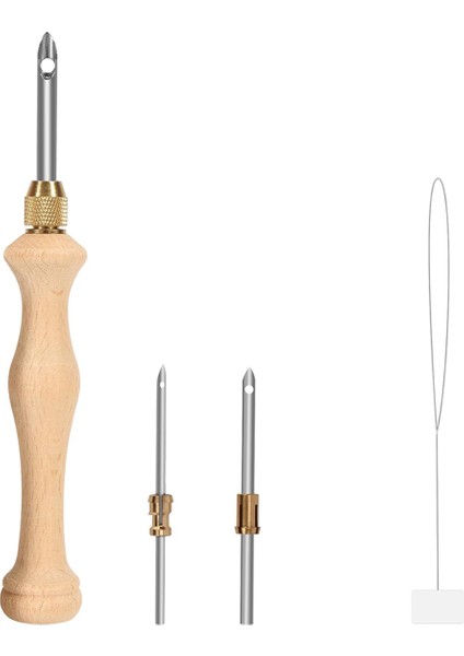 Delik Delme Iğnesi Ahşap Delme Iğnesi Aleti Kendin Yap El Sanatları Dikişi Için (Yurt Dışından)